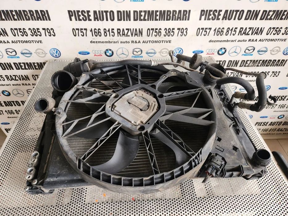 Trager Calandru Fata Complet Cu Radiatoare Radiator Termocupla Armatura Bmw E90 E91 E92 E93 330D 32