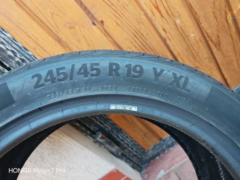 1xCauciuc de vara 245 45R19 102 Y XL Continental  Premium contact 6 2022
