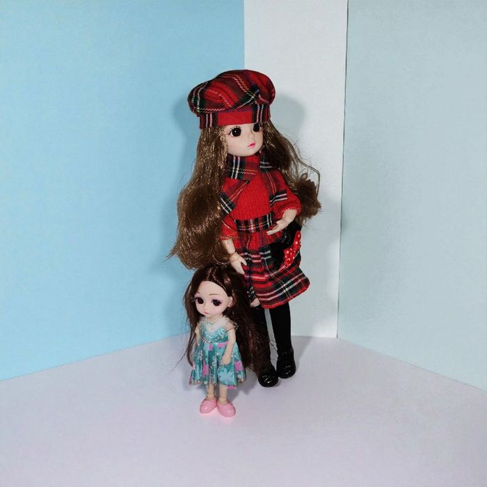 Păpuși Articulate Set "Mamă și Fiică" (30 cm)