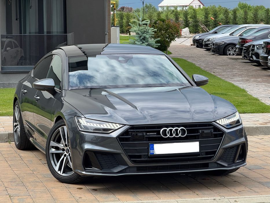Audi A7 2019 55TFSI 3.0 Benzina 340cp S-LINE PLUS/Matrix/Panorama/Lumini ambientale/Pachet S7