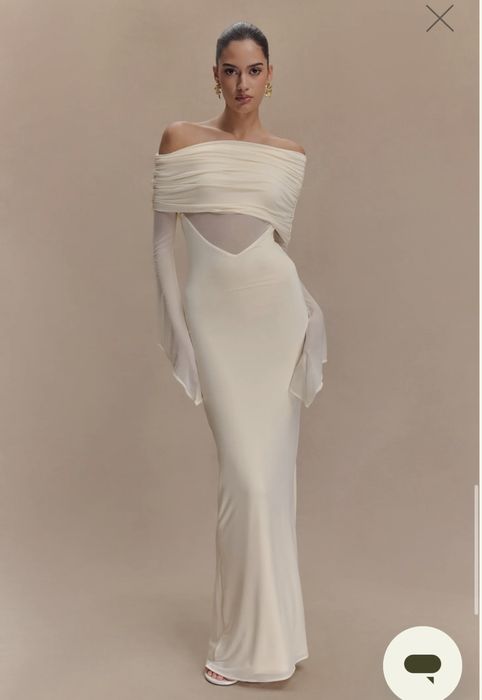 Дълга елегантна рокля Meshki