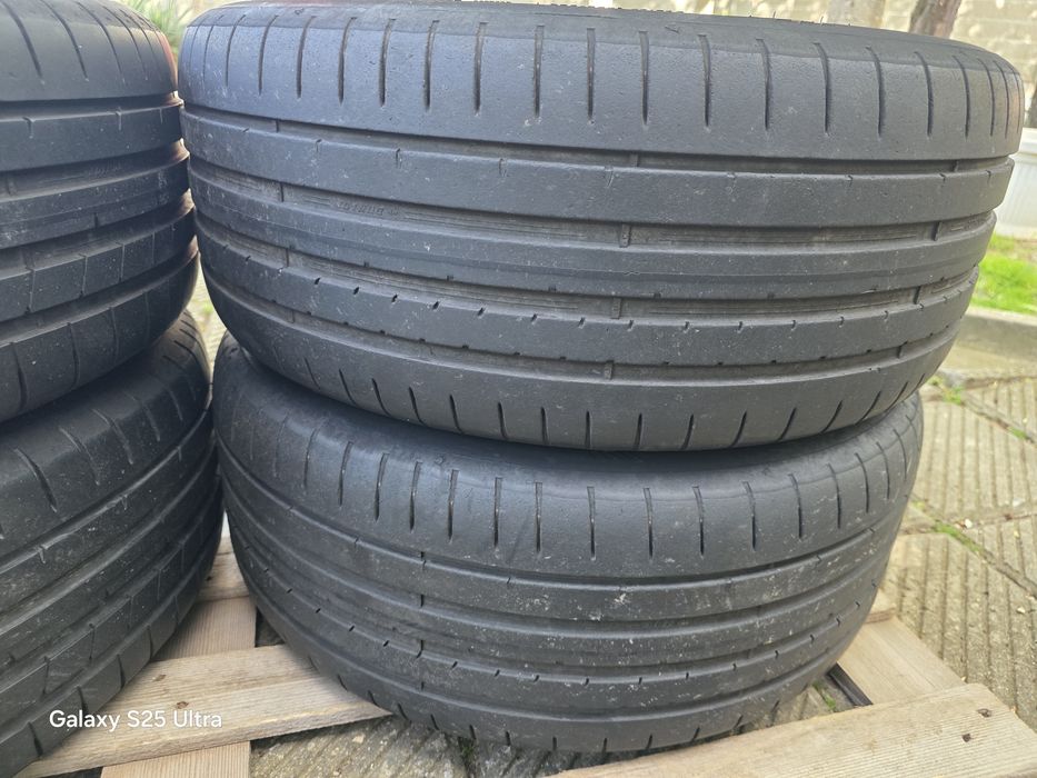 Лети джанти 17ки 5х108 Rial + летни гуми 225/45/17 Dunlop