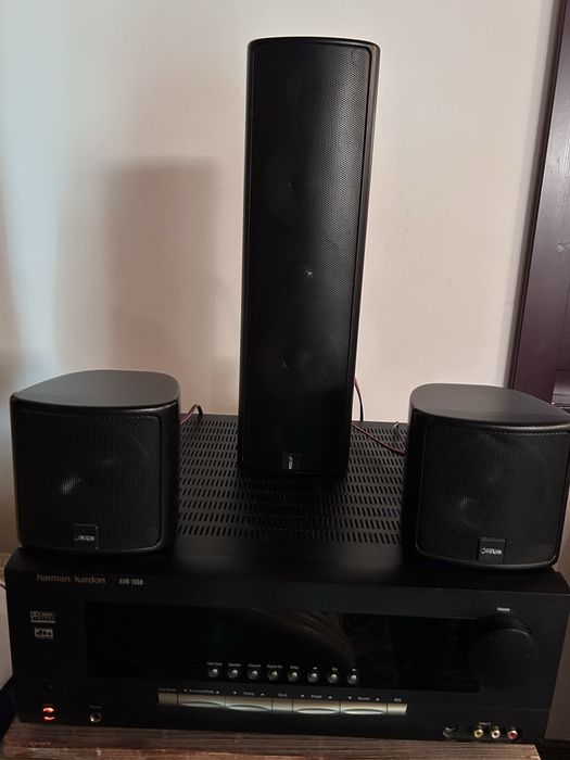 Sistem audio Harman Kardon + Canton – AVR 1550 + Canton AV700 + 2x Plus XS.2 + Bluetooth