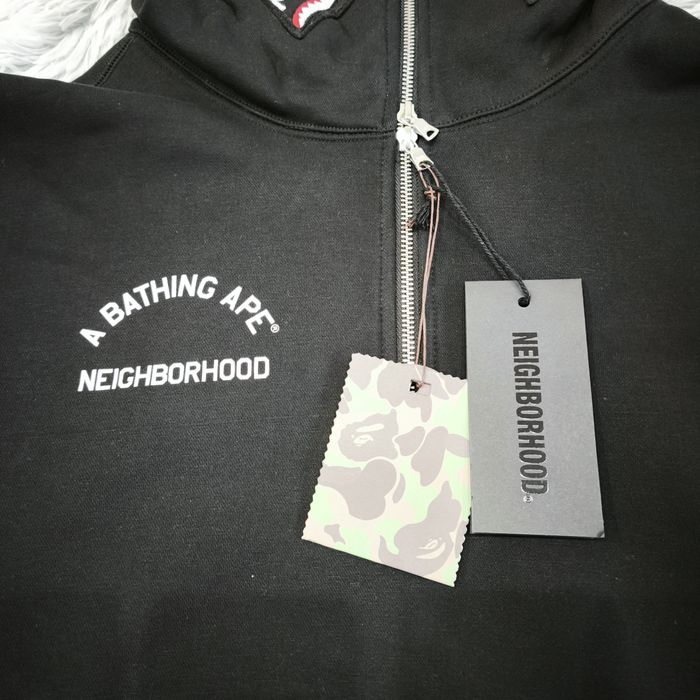 BAPE x NEIGHBORHOOD мъжки суичър/худи размер М НОВ