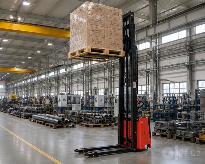 Elektron Shtabeler  електрический штабелер 1.5T 3.5m штаблëр подъёмник