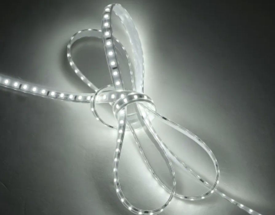 5m Banda cu led alimentata direct la 220v alb rece neutru alb cald