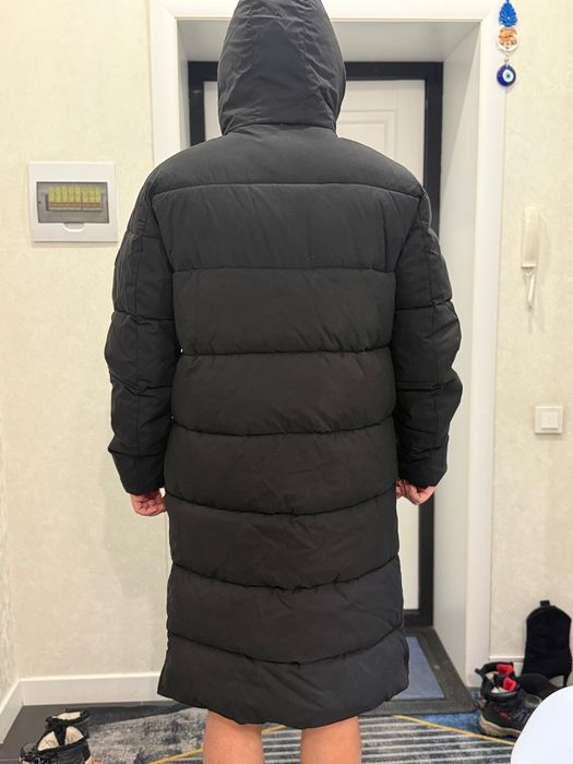 Пуховик до колен