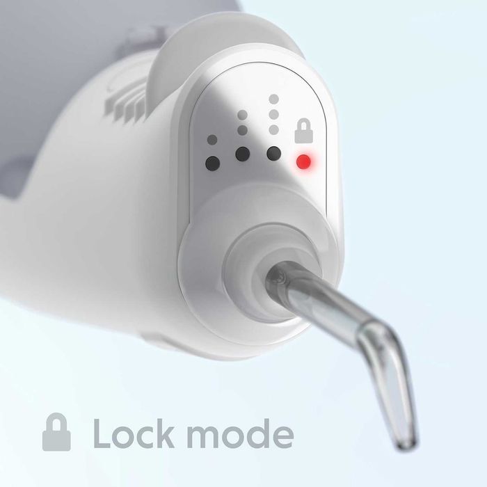 ORDO Hydro Sonic Water Flosser, безжичен, 3 настройки на налягането, бял | Пътен воден флосър, USB