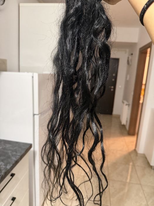 Extensii de păr negre, 70 cm – Lungime și volum instant!