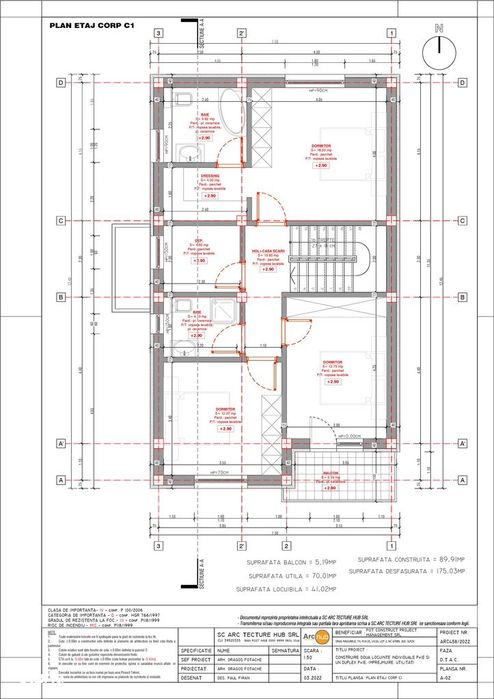Vila Individuala P+E+Pd, 175mp, Teren 311mp, Măgurele, 175.000€+Tva