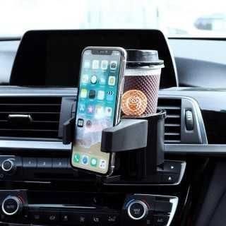 Стойка за телефон и чаша 2 в 1