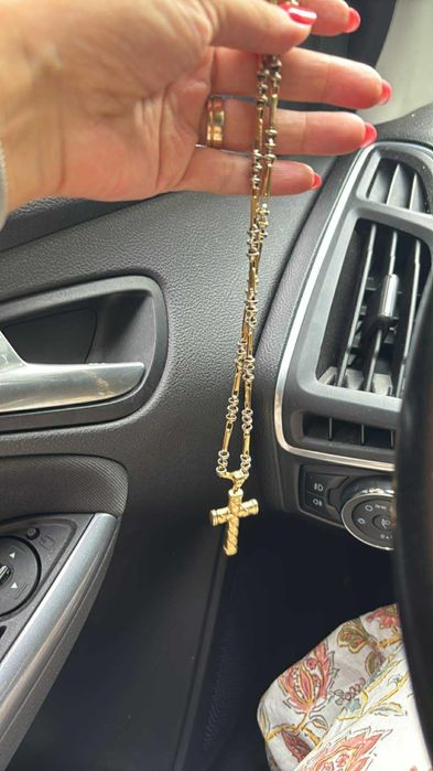 Lanț Aur Superb Cu Cruciuliță