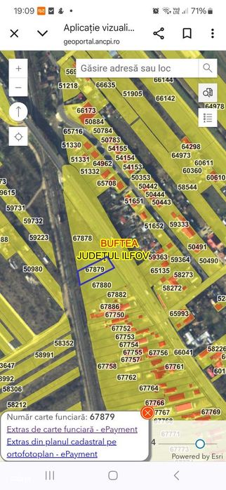 !!! Teren intravilan Buftea!!! Strada Bucuresti -Târgoviște!!!
