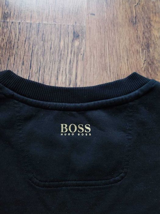 hugo boss logo stripe zip-neck -  мъжка блуза М