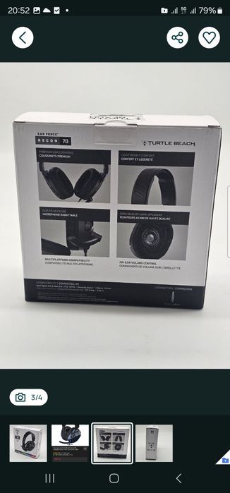 Casti Razer Kaira HyperSpeed Gaming Wireless Negru , Casti Turtle Beach Recon 70