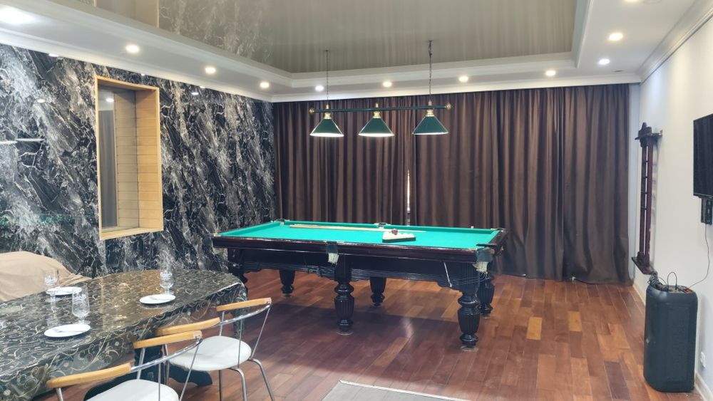 Сауна на дровах, бассейном, бильярдом. 8000₸ час