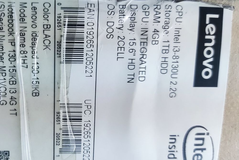 продам, ноутбук  Леново, i3 4 ядра, новый