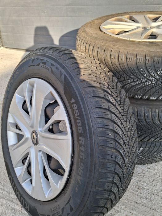 Roti/Jante 5x114,3 Renault Cu Anvelope 195/65 R15 M+S dot2023