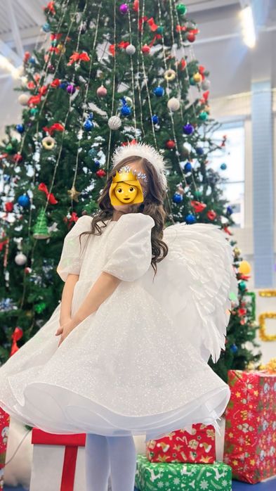 Детское платье с крыльями на прокат