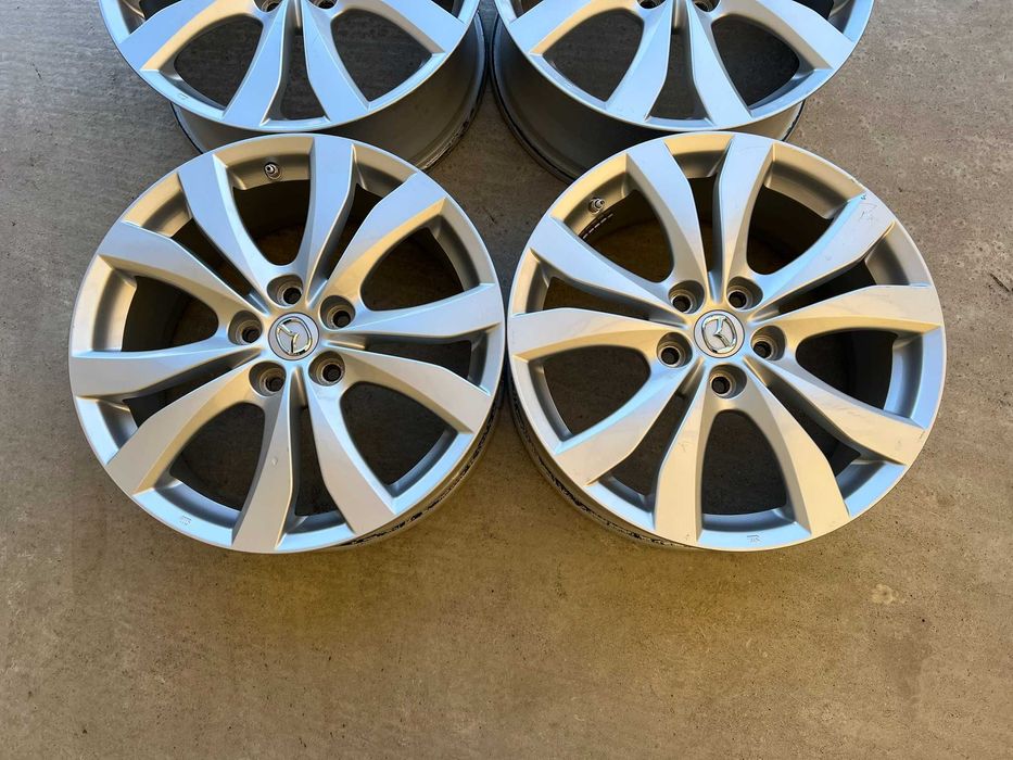 4бр. ОРИГИНАЛНИ джанти 7.5Jx18 ET50 с датчици/TPMS от Мазда/Mazda!