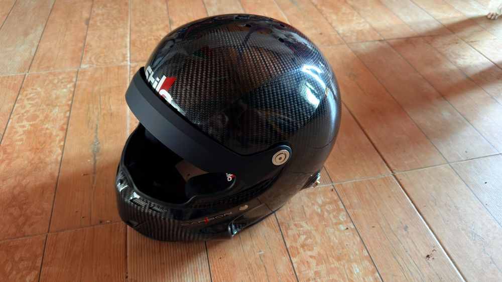 Професионална автомобилна карбонова каска STILO ST6 Carbon.Нова