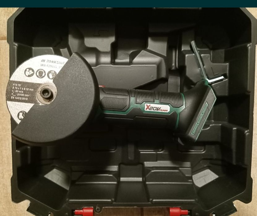 Parkside mini flex 20V polidisc polizor baterie 20V 8A 4A încărcător