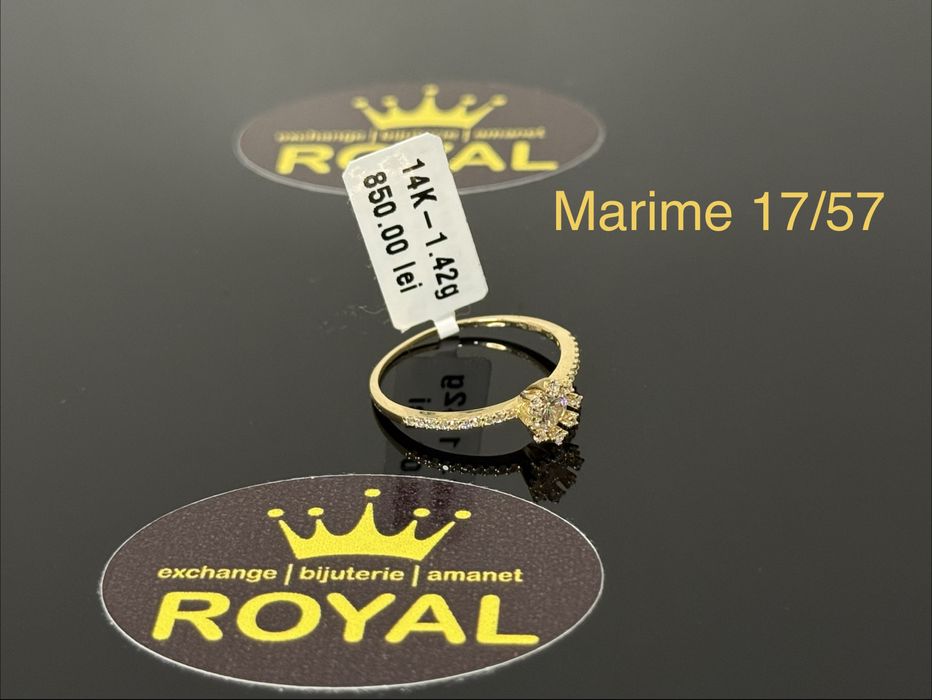 Bijuteria ROYAL : Inel AUR 14K NOU / 1.42 GR