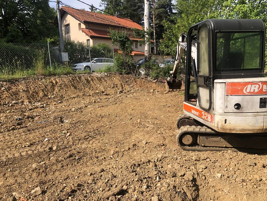 Услуги с мини багер 3т с чук, кофи 23,30,60,100мм, самосвал