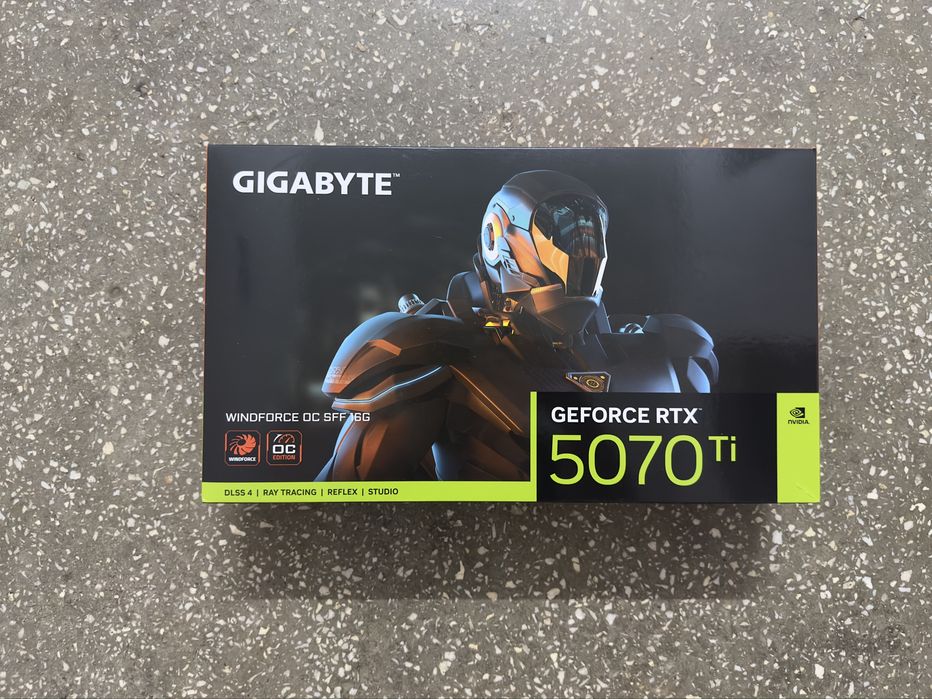 Gigabite RTX 5070 Ti doar cutia (BOX only).