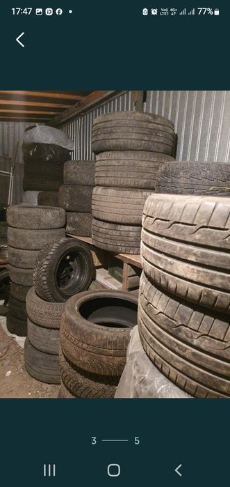 Шины зимние летние б/у