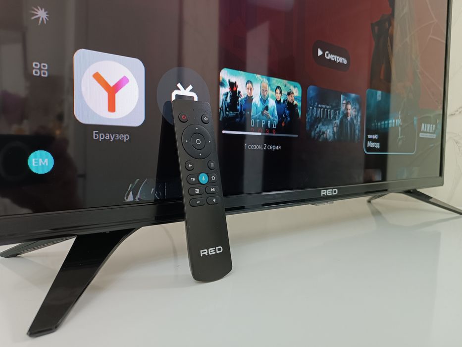 Телевизор Red Yandex Смарт ТВ + Документы.
