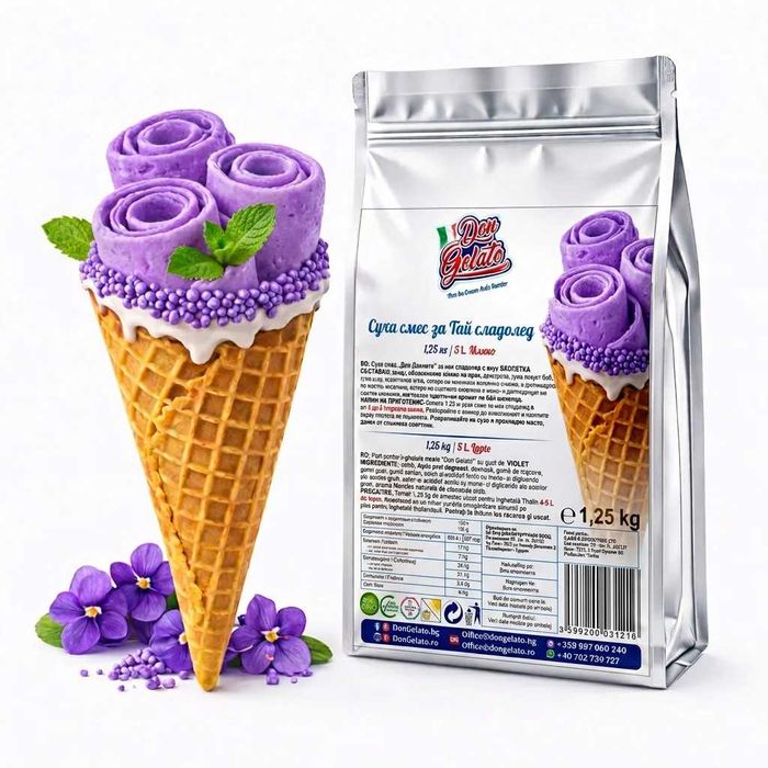 Суха смес за тайландски сладолед Don Gelato – 18 вкуса | Топ качество