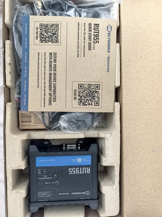 Teltonika RUT955 Router Industrial 4G LTE Dual SIM GPS WiFi – Nou