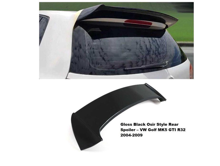 Спойлер за задно стъкло , VW Golf-5 Черен Лак