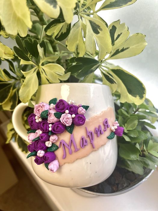 Чаша с полимерна глина