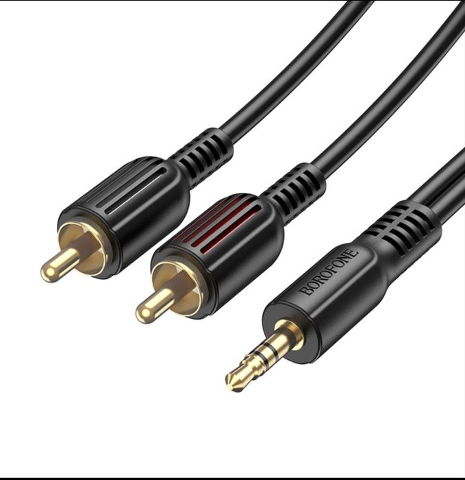 Аудио кабель AUX BL11 3.5мм на два RCA