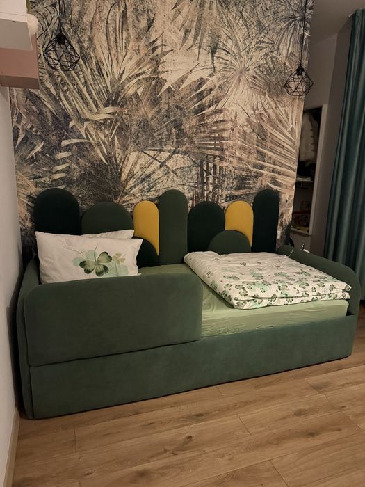 Pat + Saltea Copil 90x200