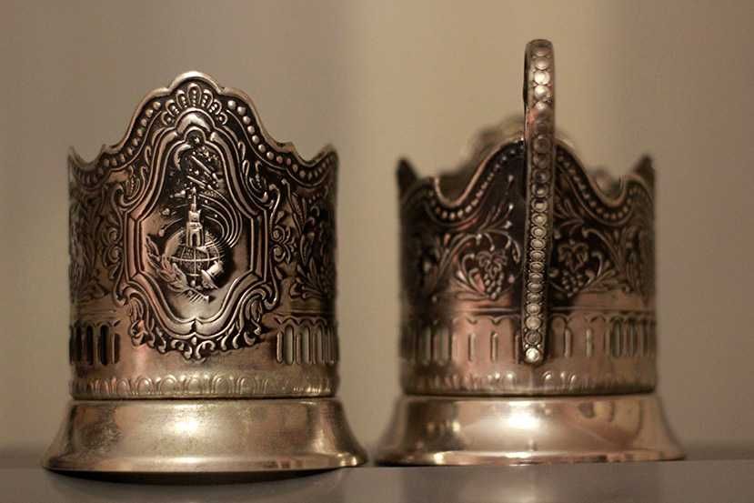 Подстаканники мельхиоровые новые. Цена за 1 шт.