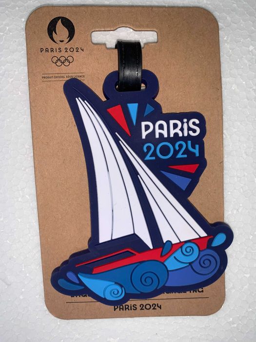 Etichete bagaje oficiale Jocurile Olimpice Paris 2024 cu hologramă
