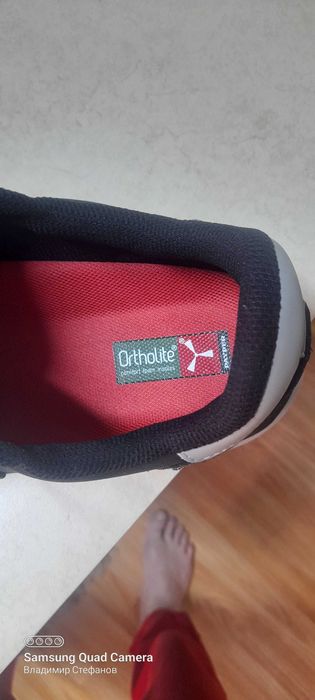 Работни обувки с метални бомбета, и метална подметка.