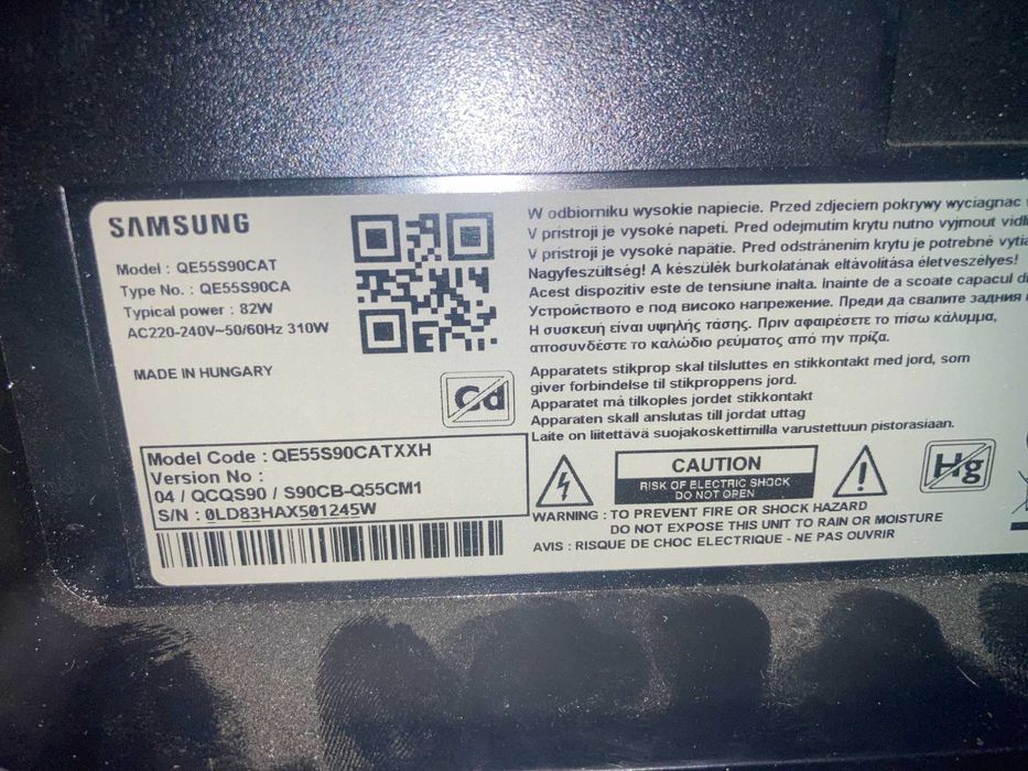 Samsung Oled QE55S90CAT