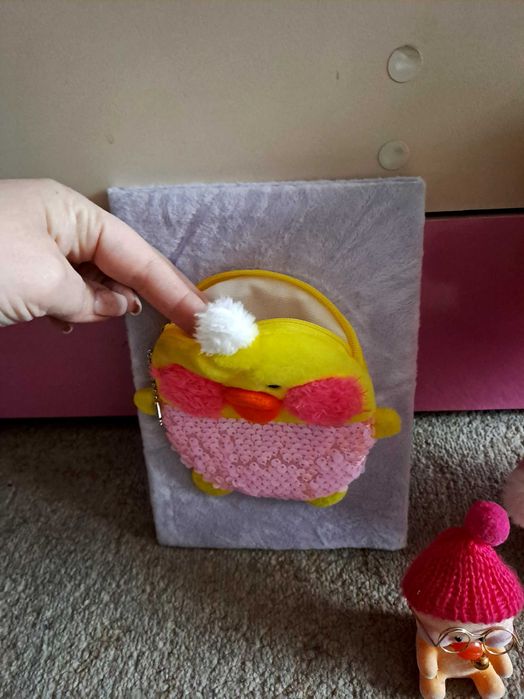 Мягкая игрушка и блокнот  Утя