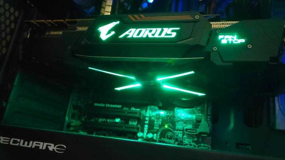 Xtreme Видео карта Nvidia GeForce GTX 1080Ti Gigabyte Aorus 11GB GDDR5
