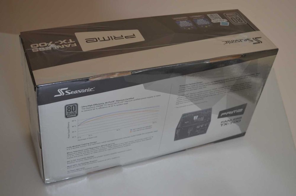 Seasonic Prime TX-700 Fanless 700W + cablu 12VHPWR, factura, garantie