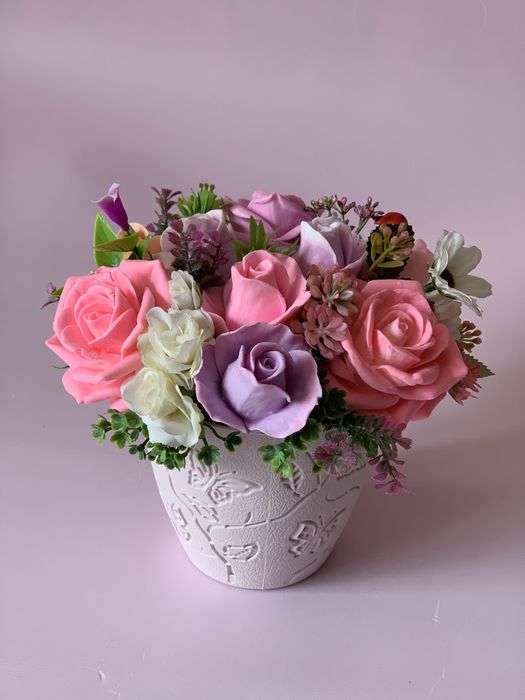 Букеты из мыла, оригинальный подарок.