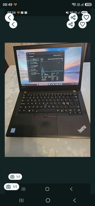 Laptop Lenovo , i5-7200, ram 8gb