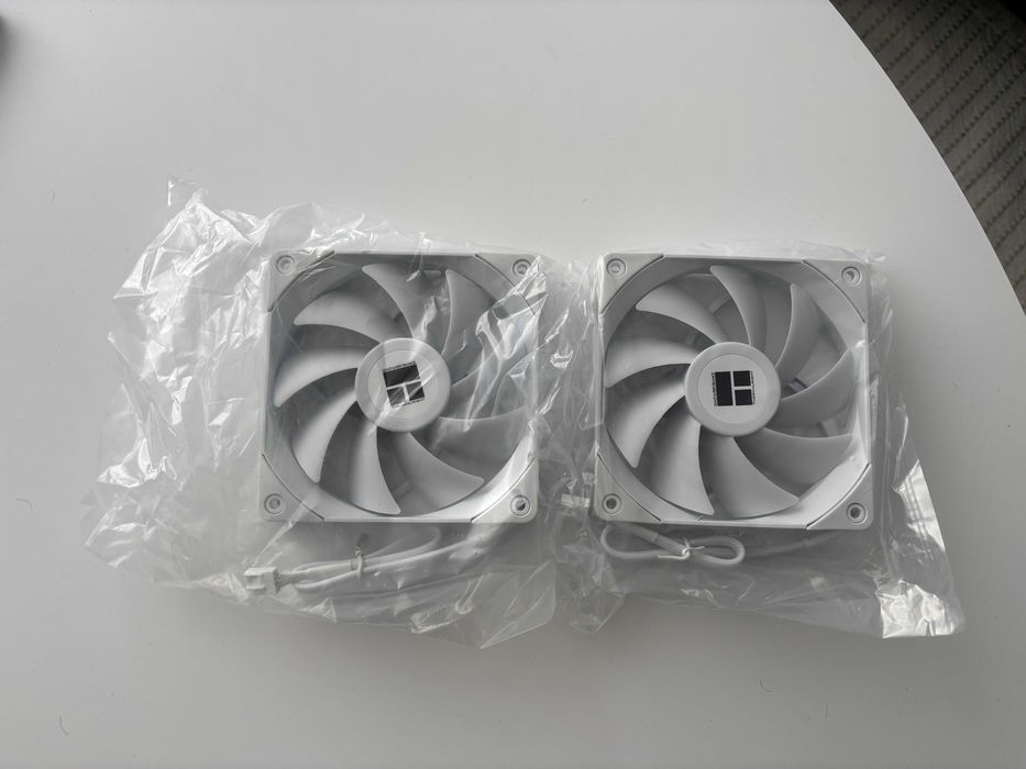 2x Ventilator CPU Thermalright TL-C12W 120mm White Non-LED