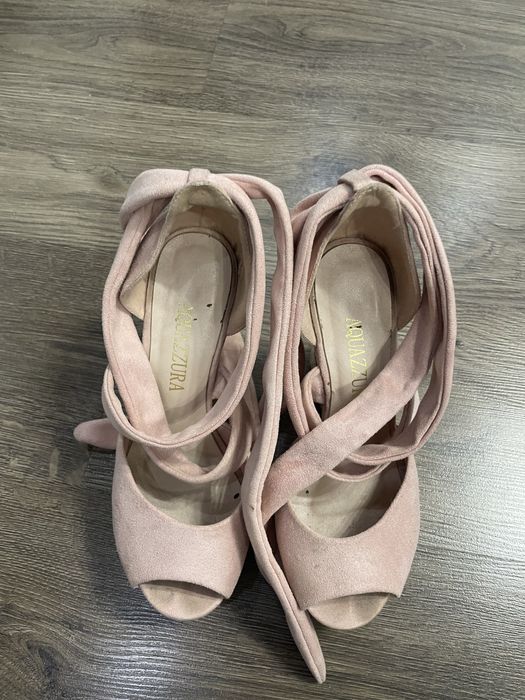 Туфли замшивые розывые
