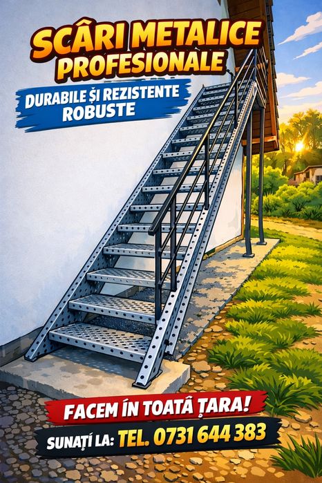 Scari metalice galvanizate