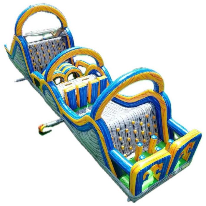 Tobogan  Gonflabil cu obstacole